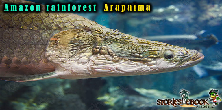 अरापाईमा Arapaima amazon rainforest river Dangerous animals in hindi - storiesebook.com