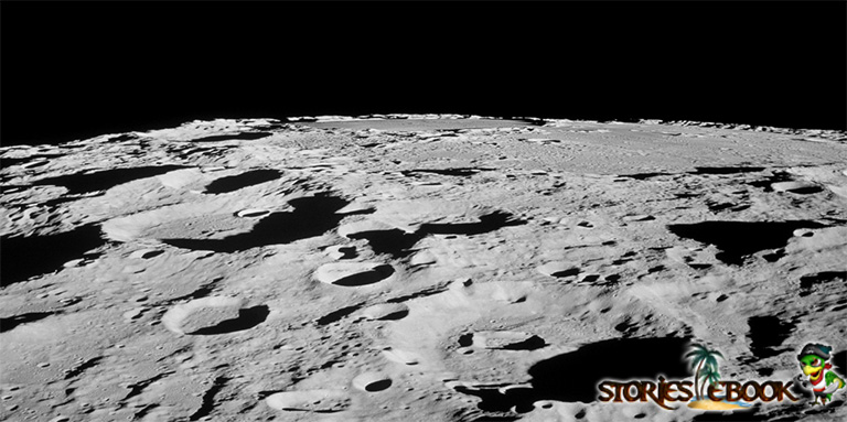 चंद्रमा द्वारा पर ली गई तस्वीर - storiesebook
